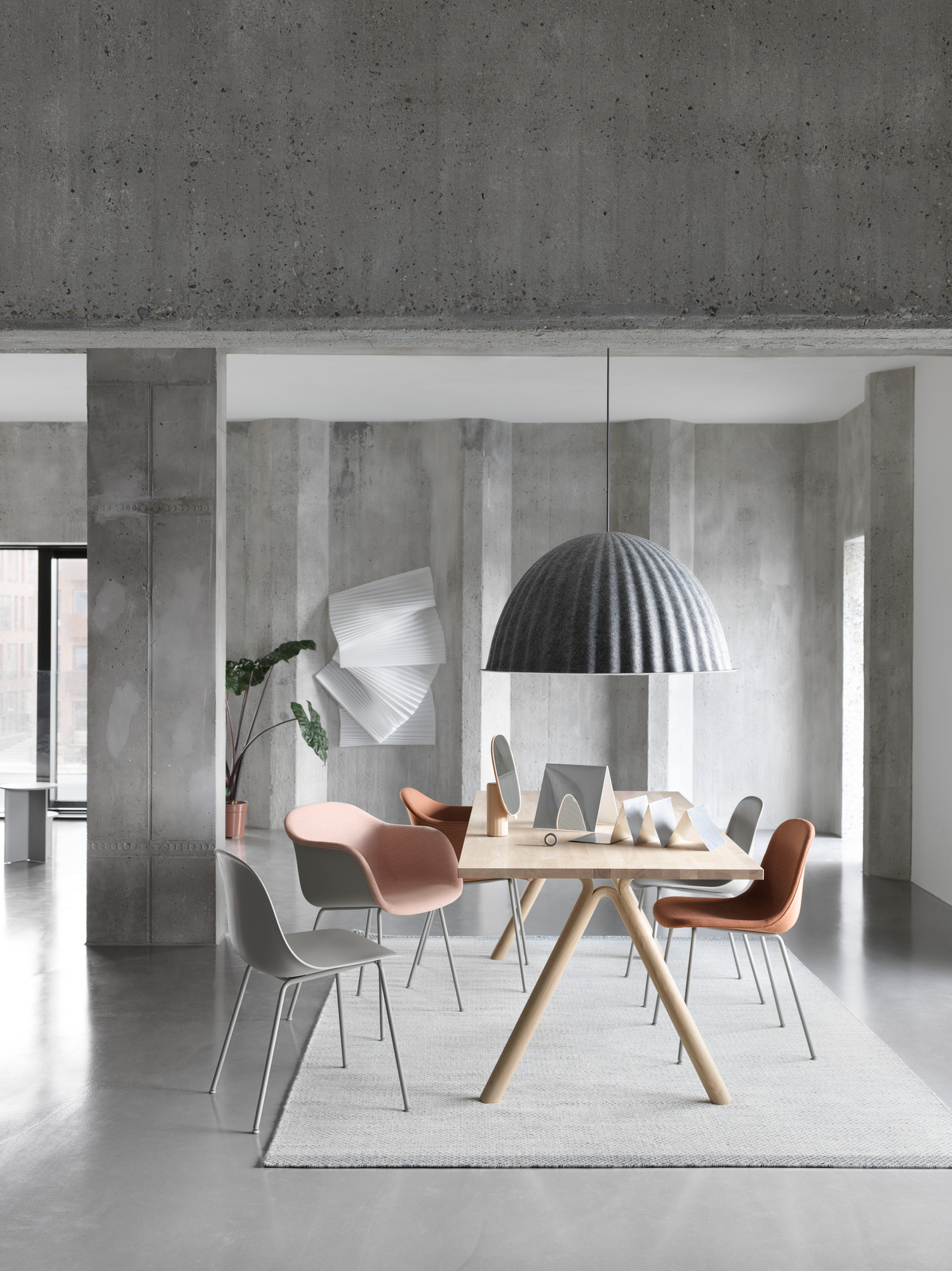 Fiber Side Chair Tube Base Stuhl Muuto