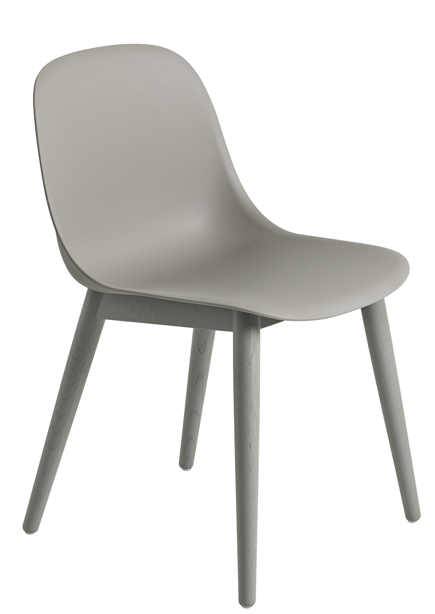 Fiber Side Chair Wood Base Stuhl Muuto