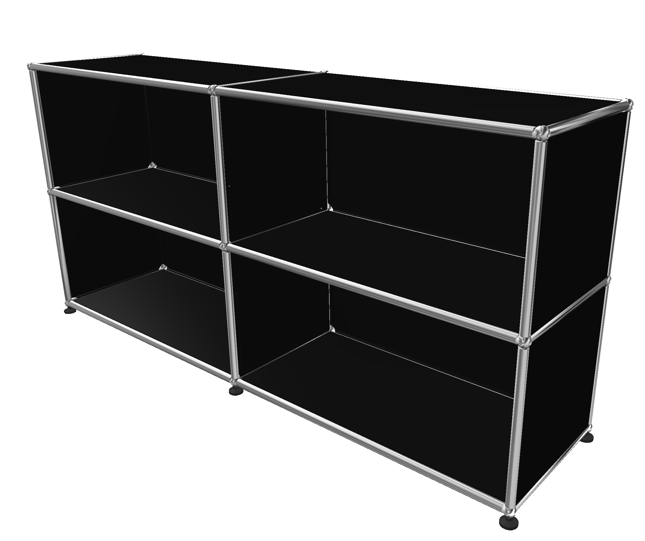 USM Haller Sideboard Offen Graphitschwarz - FAST DELIVERY