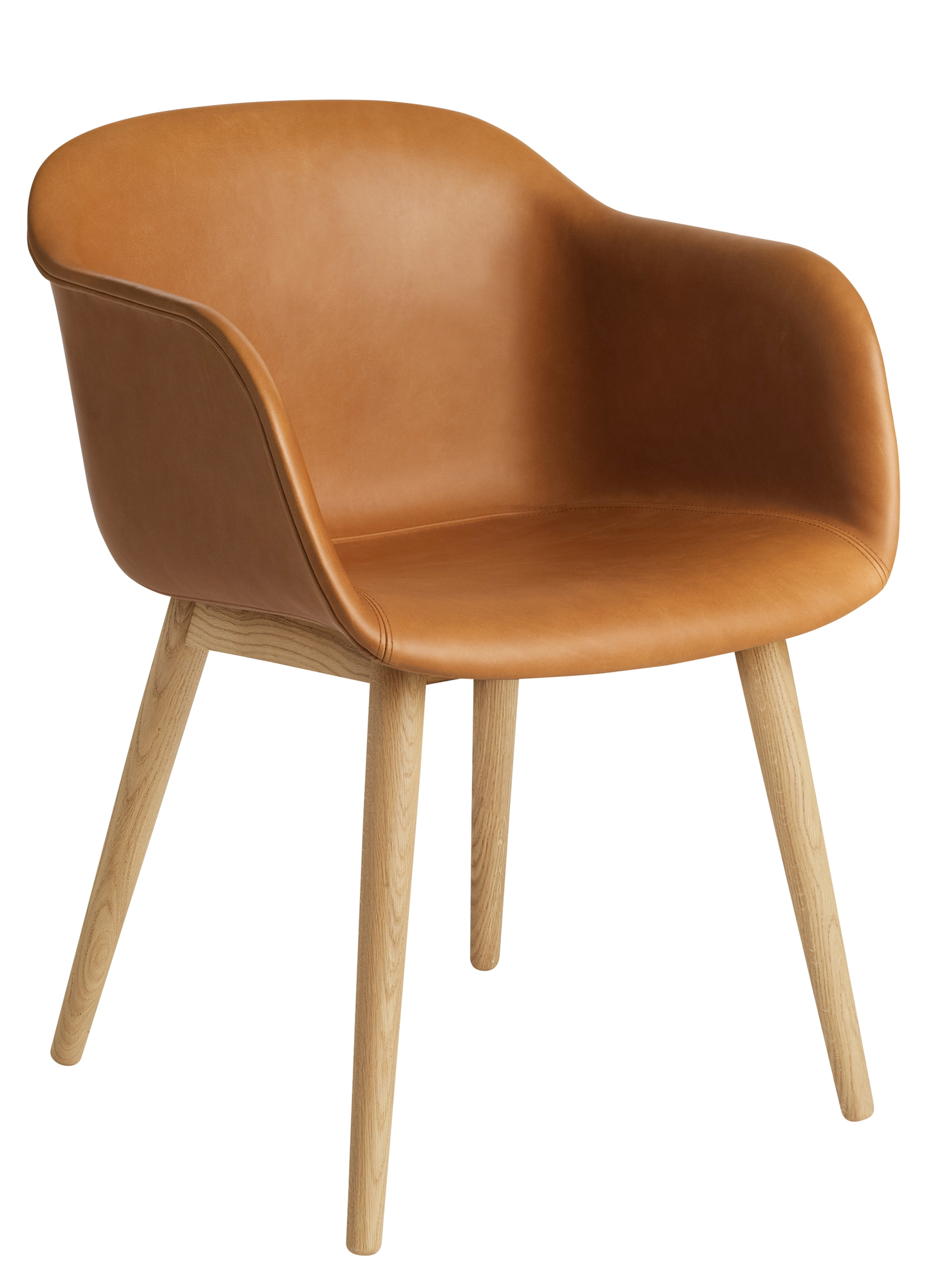 Fiber Armchair Wood Base Stuhl Muuto