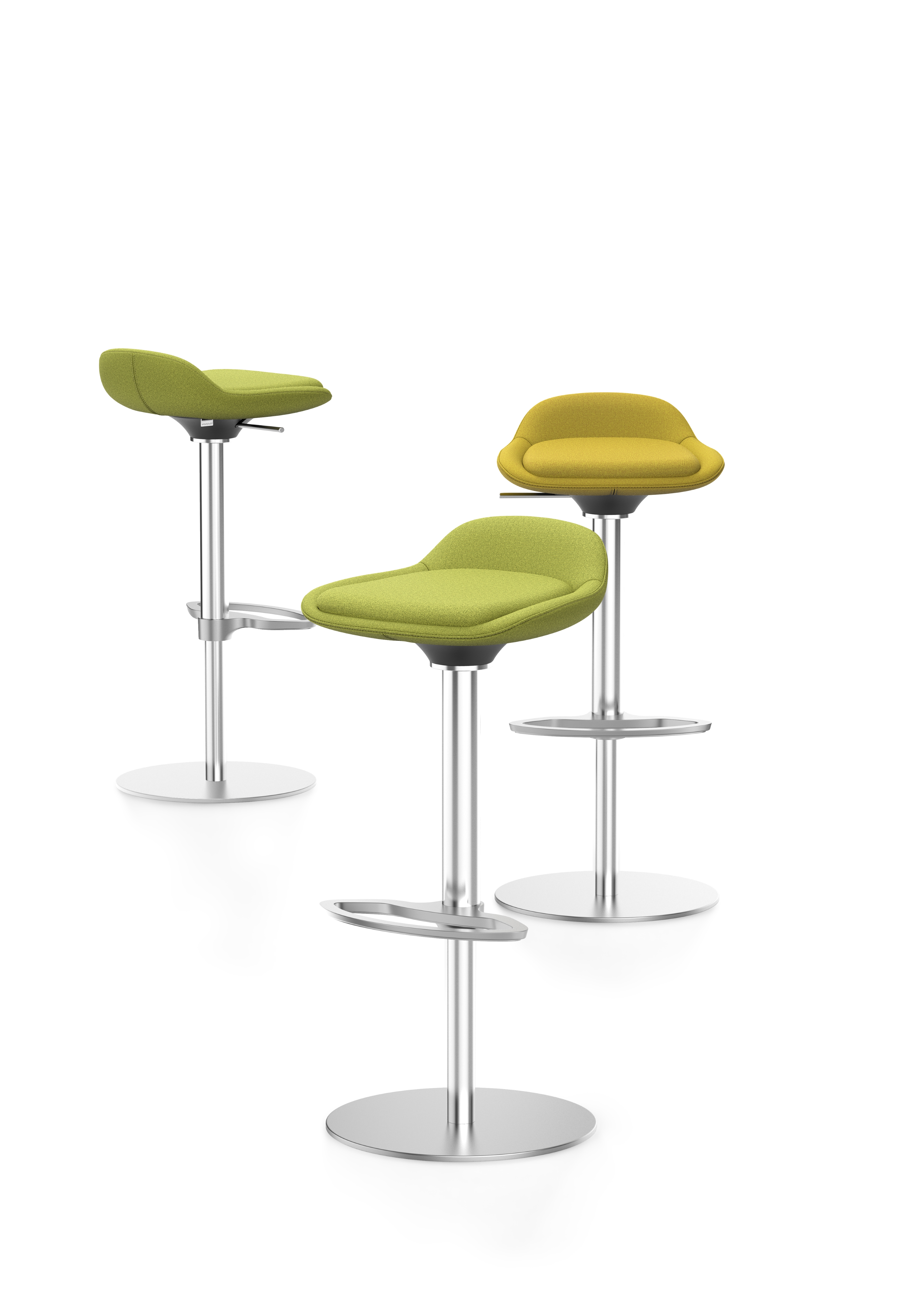 Lime Barhocker von Interstuhl