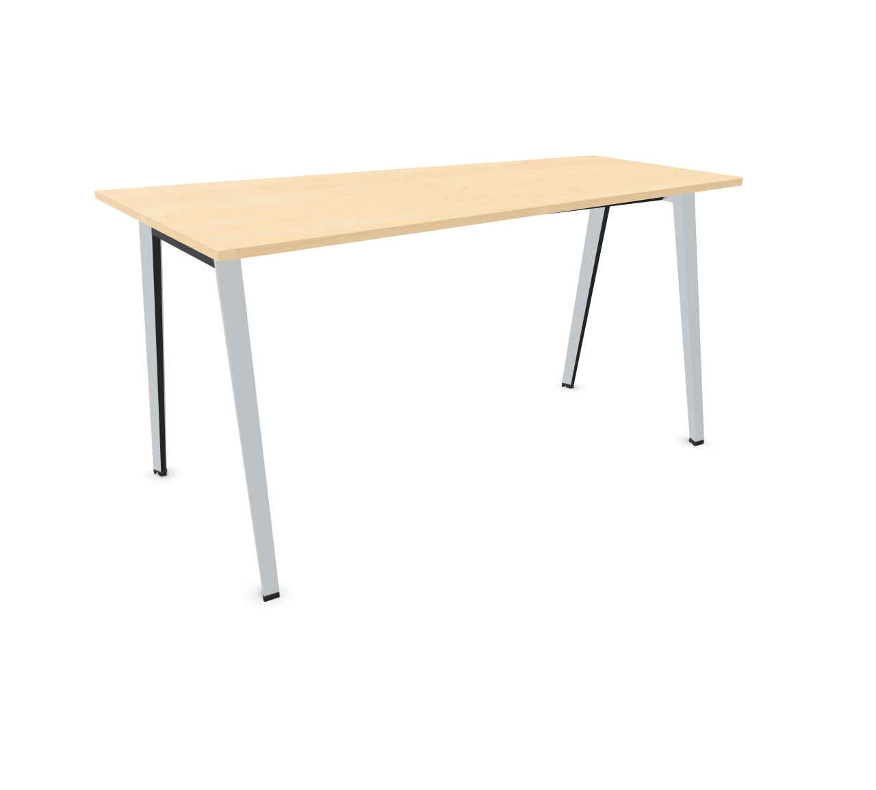 B-Free Stehtisch Pintform Stahlfuß H1000 x T1100 x B2000 von Steelcase