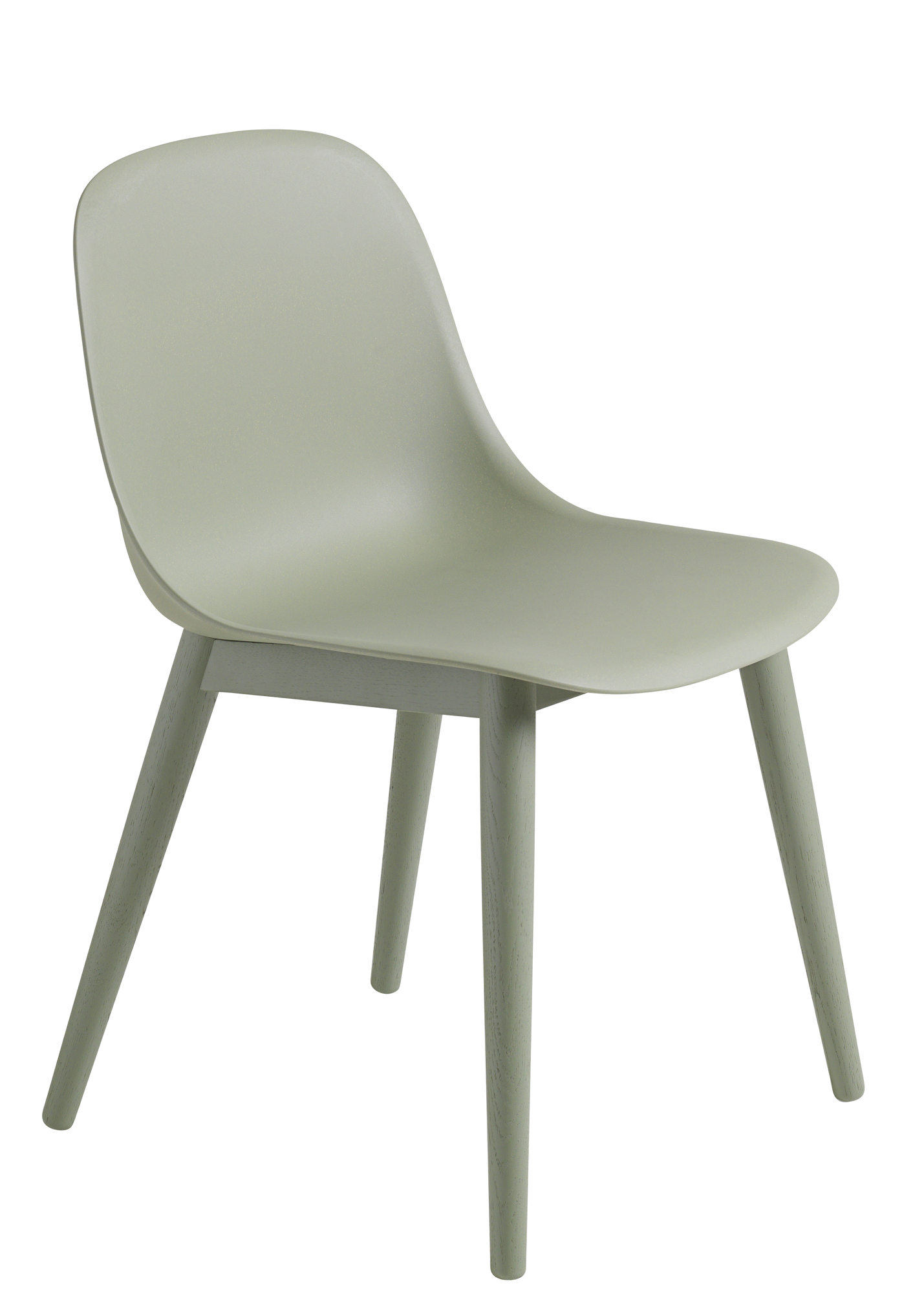 Fiber Side Chair Wood Base Stuhl Muuto