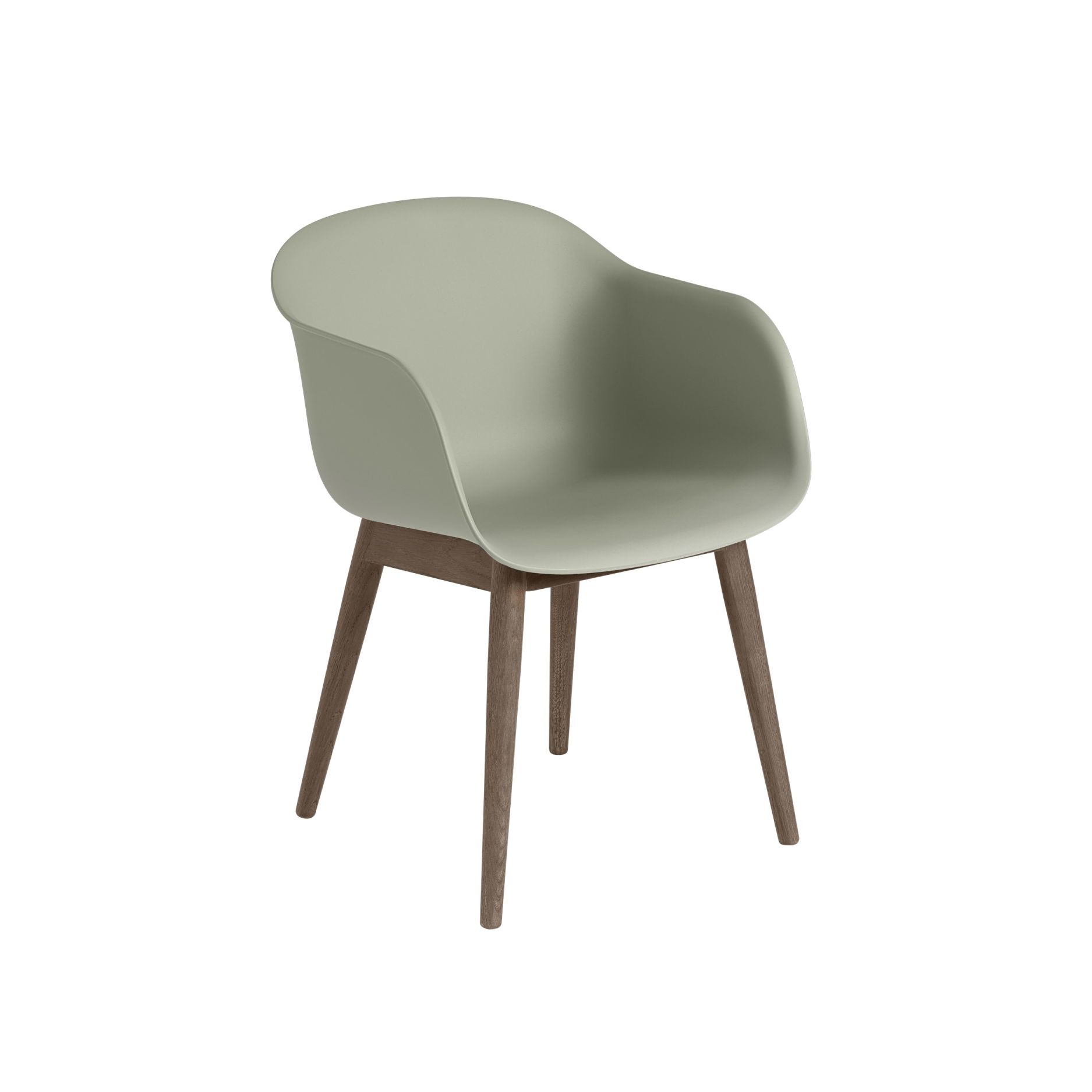 Fiber Armchair Wood Base Stuhl Muuto