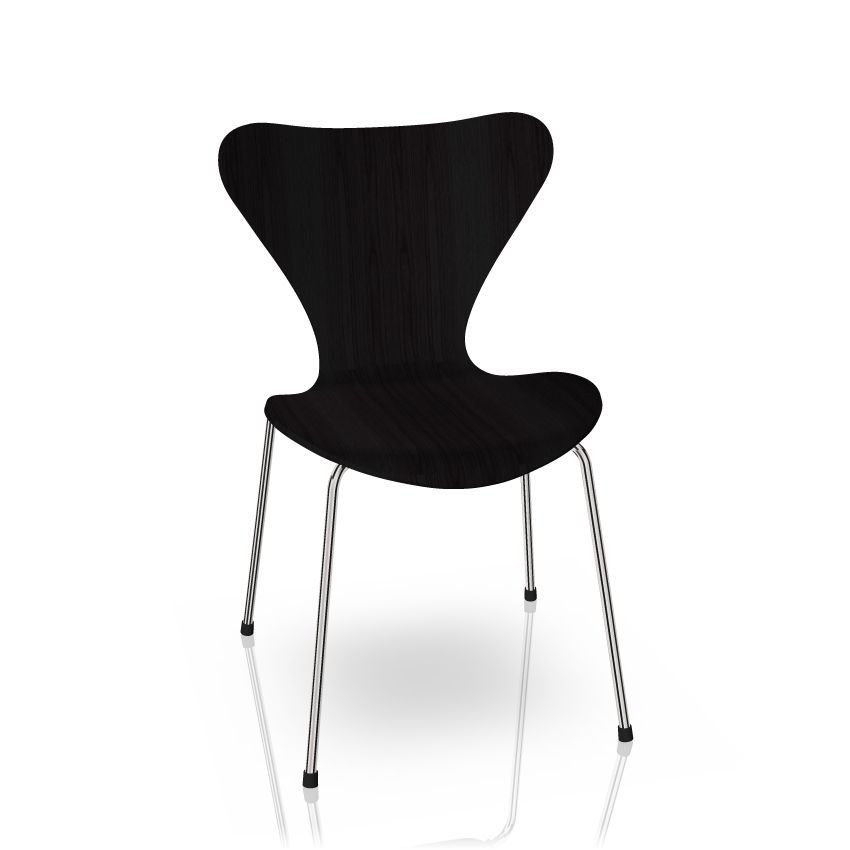 Fritz Hansen Arne Jacobsen 3107 Serie 7 1995 Rot on sale Design Stuhl