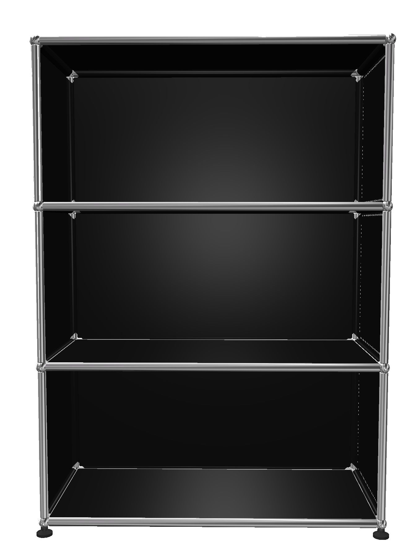 USM Haller Highboard Offen Graphitschwarz - FAST DELIVERY