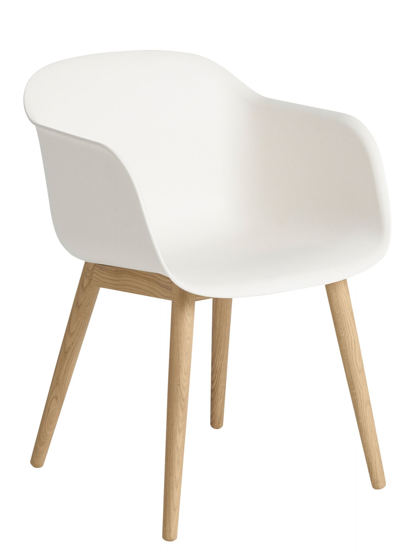 Fiber Armchair Wood Base Stuhl Muuto