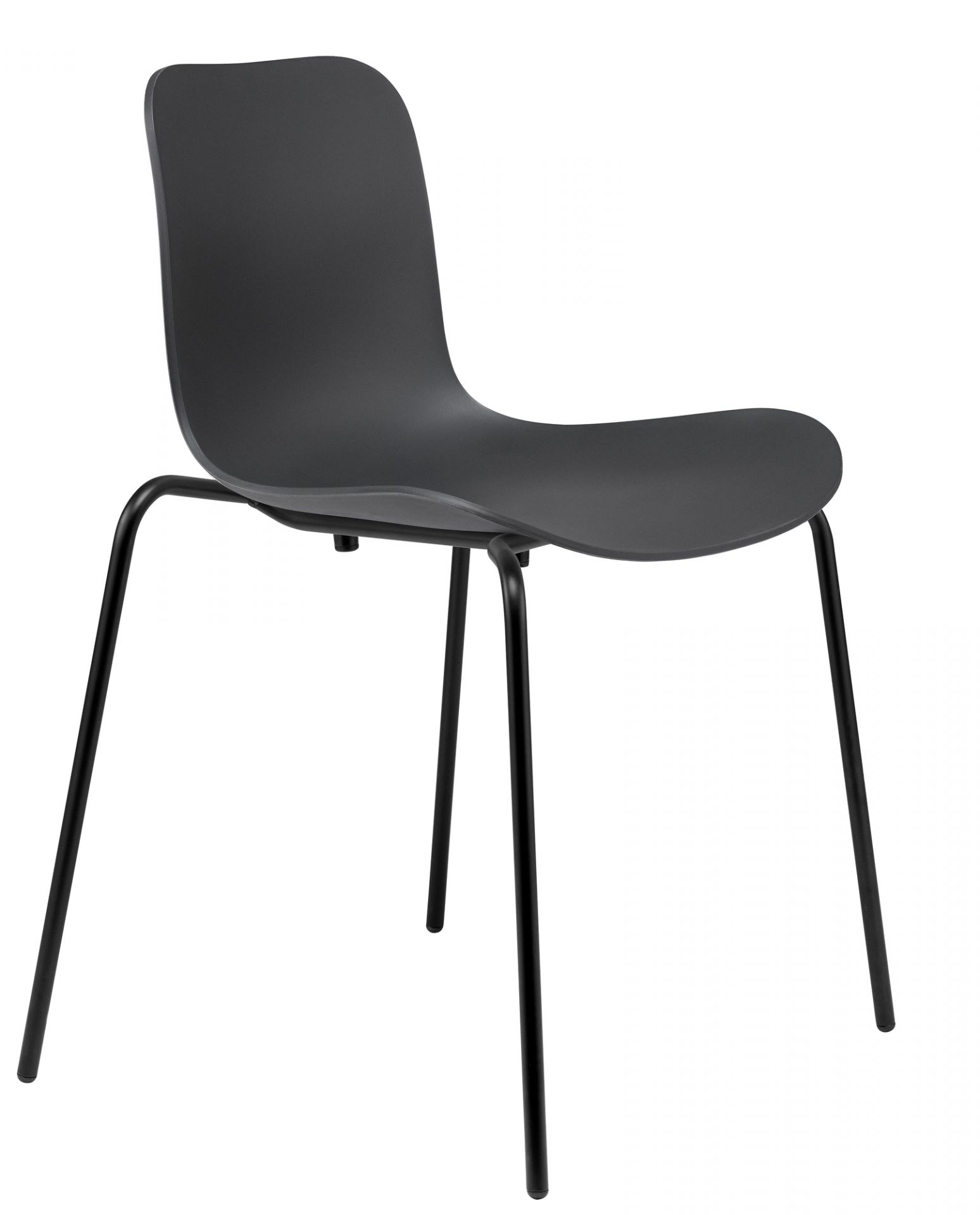 Langue Stack Chair Stuhl Norr11 Schwarz Anthracite black