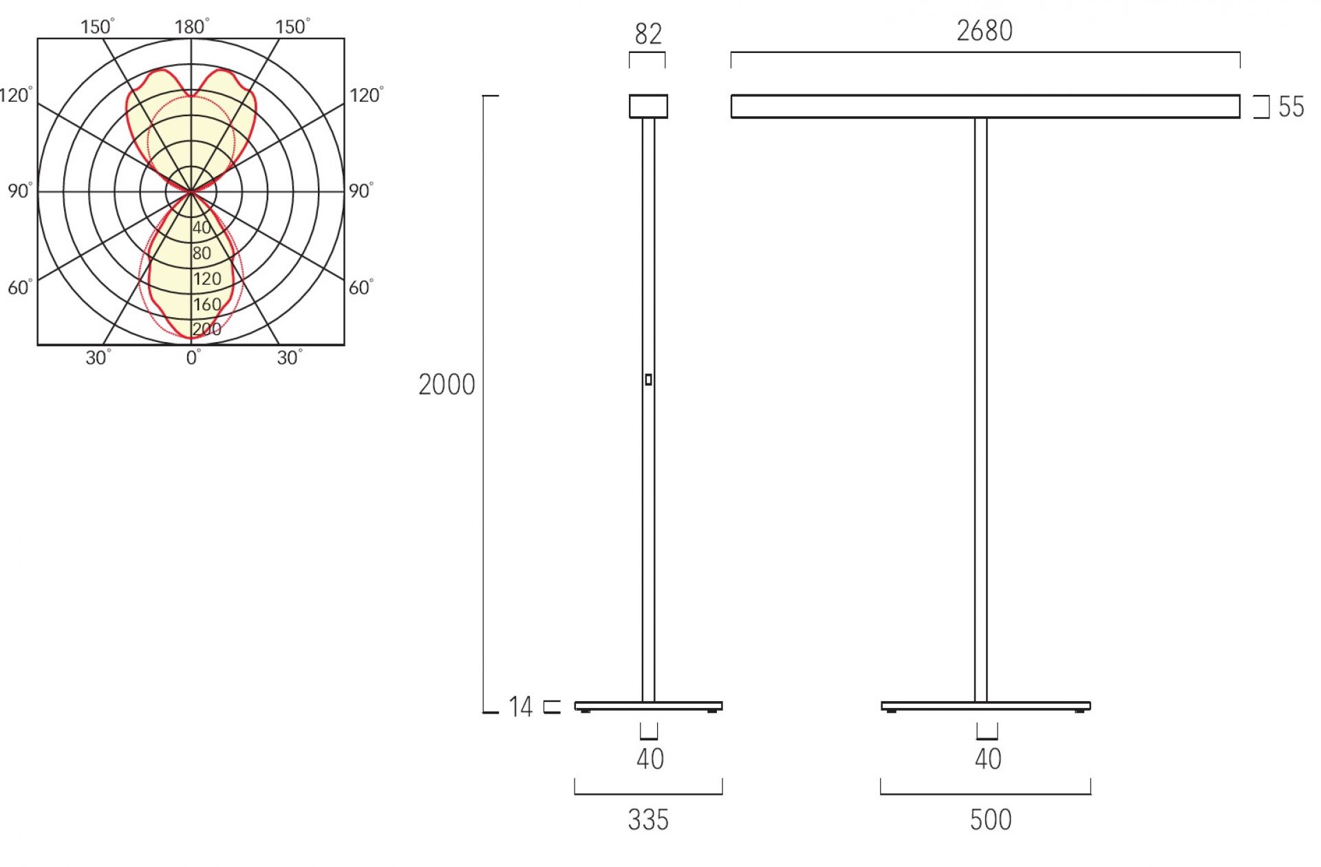 Lightnet Matric S 2 Stehleuchte 