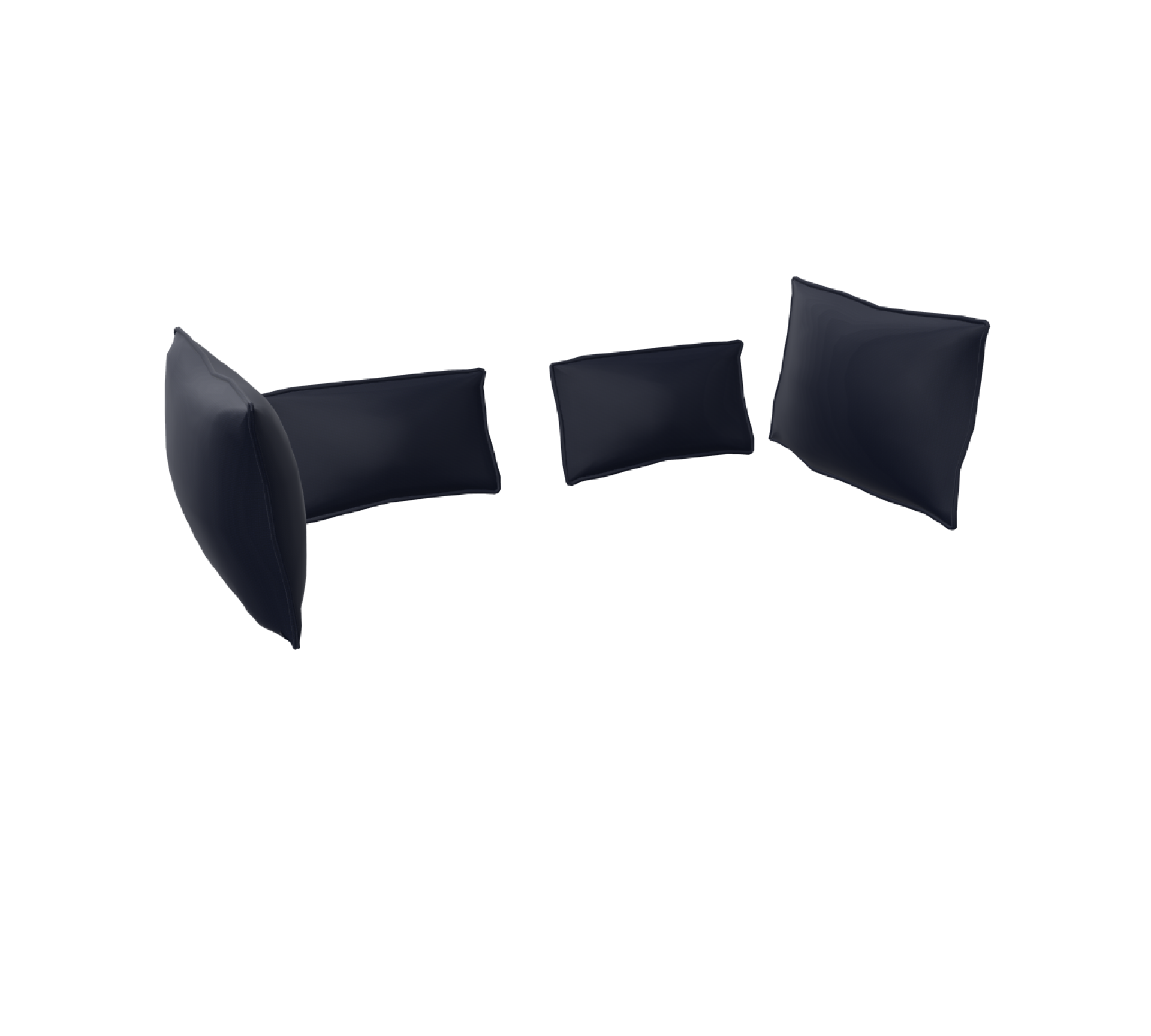 Kissensatz Alcove Highback & Xtra High Sofa Two-Seater von Vitra