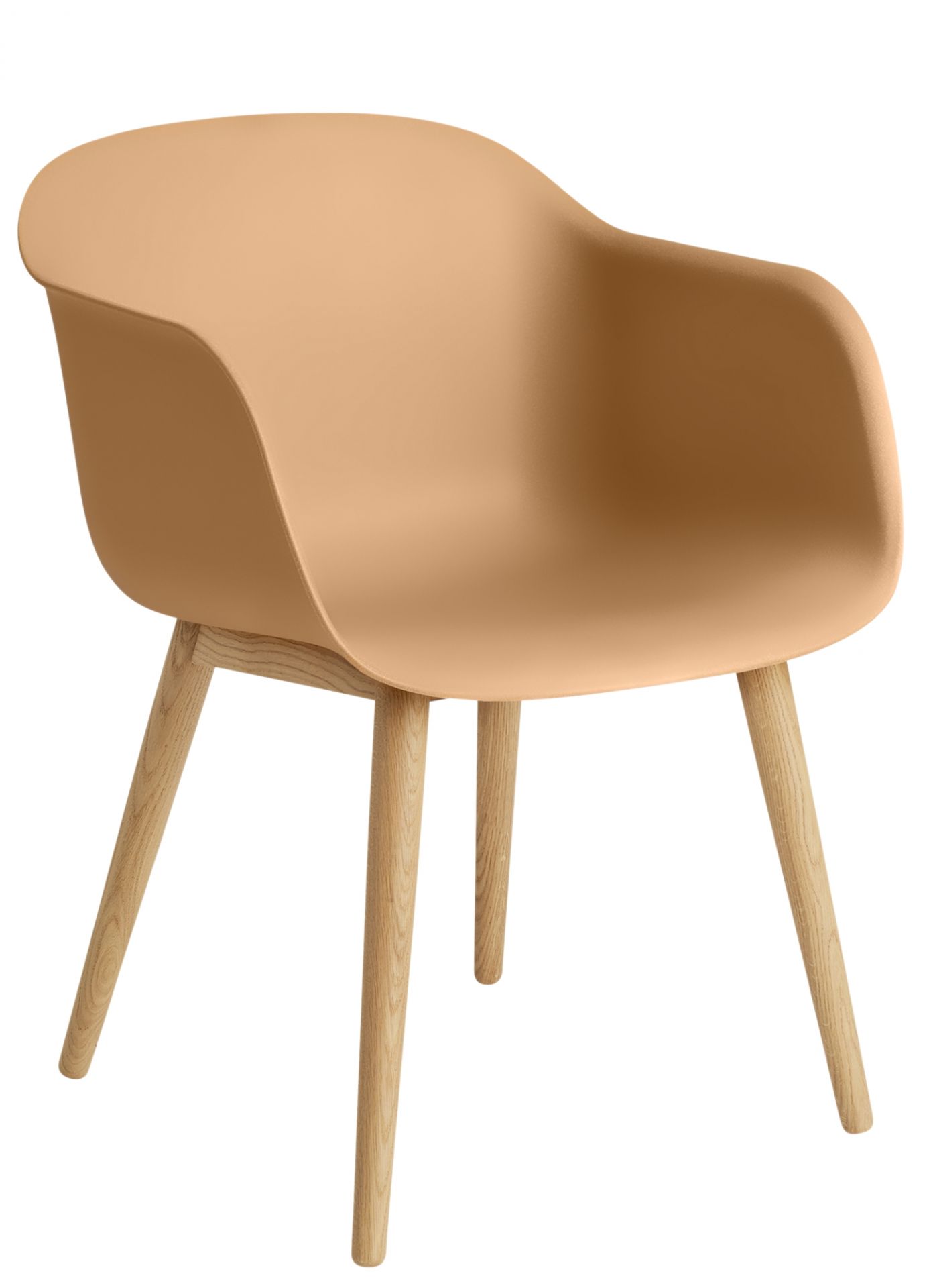 Fiber Armchair Wood Base Stuhl Muuto