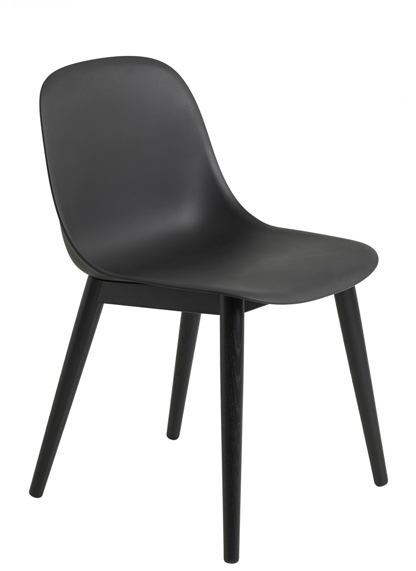 Fiber Side Chair Wood Base Stuhl Muuto